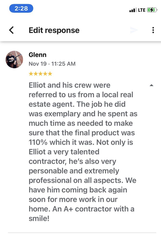 Slide of Everybody Knows Elliot Handyman Services