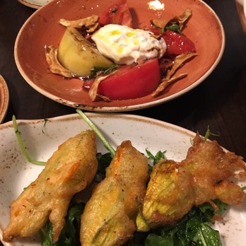 San Lorenzo - Deep-fried squash and the burrata - Italian Near Me - Washington, DC, District of Columbia San Lorenzo - Deep-fried squash and the burrata - Italian Near Me - Washington, DC, District of Columbia