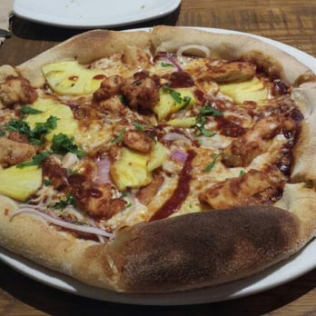 California Pizza Kitchen - BBQ chicken pizza with pineapple - Pizza Near Me - Paramus, New Jersey