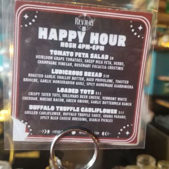Revelry - HH menu - Beer Bar Near Me - Pompano Beach, Florida