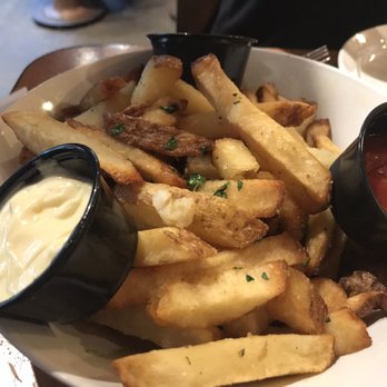 Dime Store - Large order of fries with truffle aioli! Yum! - Breakfast & Brunch Near Me - Detroit, Michigan