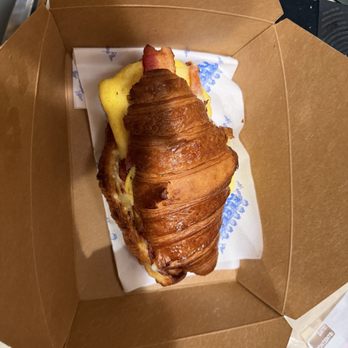 Recess Coffee And Baked Goods - Bacon egg croissant - Coffee & Tea Near Me - Black Mountain, North Carolina Recess Coffee And Baked Goods - Bacon egg croissant - Coffee & Tea Near Me - Black Mountain, North Carolina