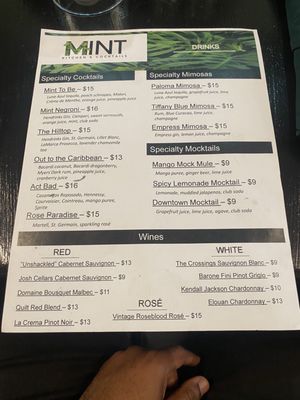 Menu photo 1 Mint Kitchen and Cocktails Ansonia, CT Menu photo 1 Mint Kitchen and Cocktails Ansonia, CT
