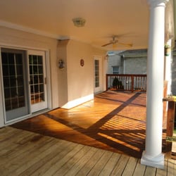 J & R Painting and Remodeling - Working on a deck