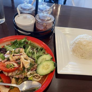 Thai Pepper - Squid salad - Omg to die for . Game changer! - Thai Near Me - Woodland, California Thai Pepper - Squid salad - Omg to die for . Game changer! - Thai Near Me - Woodland, California