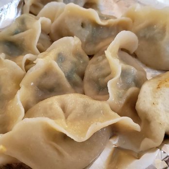 Yang's Dumpling House - Yummy pan fried dumplings (pork, shrimp, chive) - Dim Sum Near Me - Kirkland, Washington Yang's Dumpling House - Yummy pan fried dumplings (pork, shrimp, chive) - Dim Sum Near Me - Kirkland, Washington