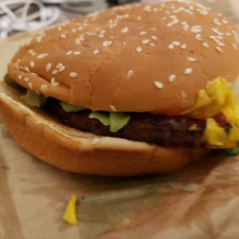 Burger King - Impossible Whopper a little lopsided - Fast Food Near Me - Westlake, Louisiana Burger King - Impossible Whopper a little lopsided - Fast Food Near Me - Westlake, Louisiana