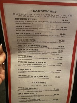 Menu photo 4 The Bird Santa Rosa, CA Menu photo 4 The Bird Santa Rosa, CA