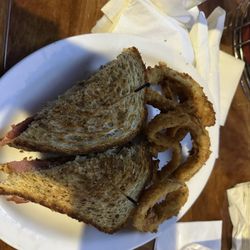 Scooters - Rueben and onion rings