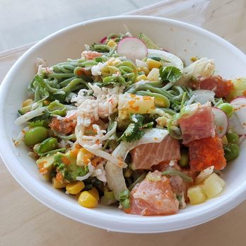 Pokérrito - Poke Salad with Kale Noodles - Poke Near Me - Burnaby, British Columbia Pokérrito - Poke Salad with Kale Noodles - Poke Near Me - Burnaby, British Columbia