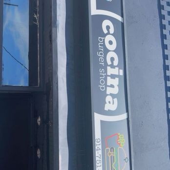 Cocina Burger Shop - Store signage - Burgers Near Me - Yonkers, New York