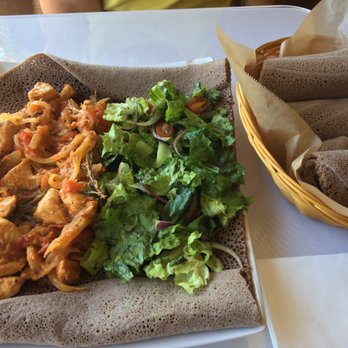 Lemat - Chicken tibs and injera - Ethiopian Near Me - Berkeley, California