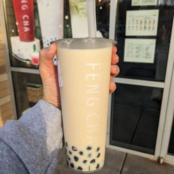 Feng Cha - Oolong milk tea with boba, no ice - Bubble Tea Near Me - Renton, Washington