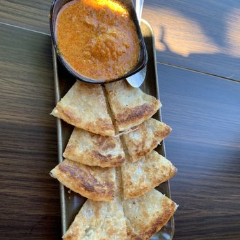 Burma Choice - Palata with Dip - Chicken - Burmese Near Me - San Jose, California Burma Choice - Palata with Dip - Chicken - Burmese Near Me - San Jose, California