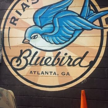 Ria's Bluebird - Parking lot view to distract you from the hour wait - Southern Near Me - Atlanta, Georgia