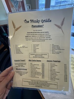 Menu photo 1 The Pfunky Griddle Nashville, TN Menu photo 1 The Pfunky Griddle Nashville, TN