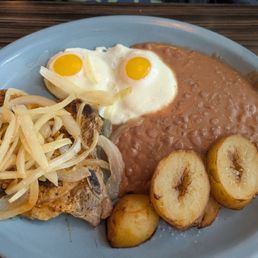 Pork chop breakfast Pork chop breakfast