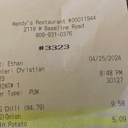 Charged $5.09 for one plain potato
