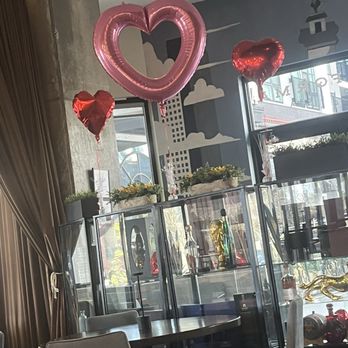 CT Reforma Taqueria - We're still in February so of course they had love decor - Mexican Near Me - Atlanta, Georgia