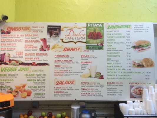 Menu photo 4 Dulce Cafeteria Miami Beach, FL