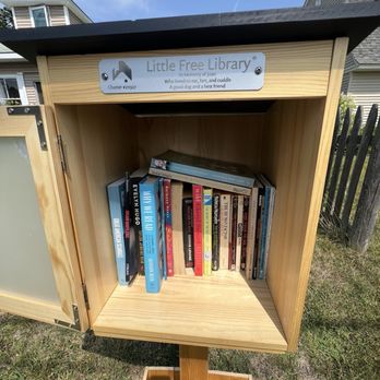 Little Free Library - Books inside (8/8/25) Also official charter plate is up - Community Book Box Near Me - Portland, Maine Little Free Library - Books inside (8/8/25) Also official charter plate is up - Community Book Box Near Me - Portland, Maine
