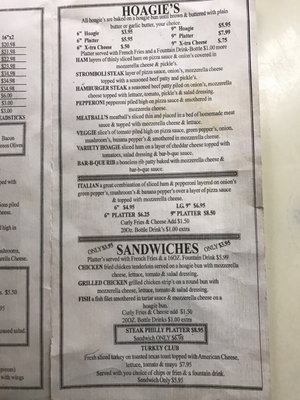 Menu photo 1 Variety Pizza House Jackson, KY