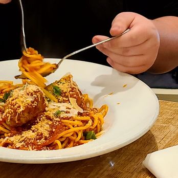 Aliotti's Victorian Corner Restaurant - Daughter spaghetti and meatballs. - Italian Near Me - Pacific Grove, California