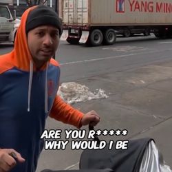 Clown that works at Pratt asking someone if he's r*tardes simply for asking him if he'd like to eat something healthier