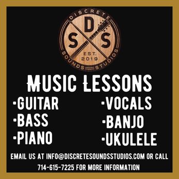 Discrete Sounds Studios - We are now offering lessons! Contact us for details. - Recording & Rehearsal Studios Near Me - Temecula, California Discrete Sounds Studios - We are now offering lessons! Contact us for details. - Recording & Rehearsal Studios Near Me - Temecula, California