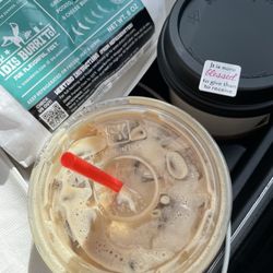 Cowgirlz Coffee Company - Iced Vanilla Latte, Breakfast Burrito & Hot Dirty Chai Latte