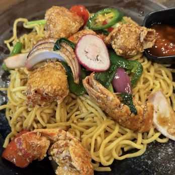 OMELI Kitchen - Lobster Garlic Noodles - Vietnamese Near Me - Fullerton, California OMELI Kitchen - Lobster Garlic Noodles - Vietnamese Near Me - Fullerton, California