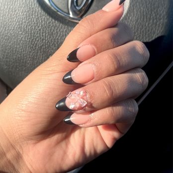 Pro Nails Spa - Gel x French tip by Helen - Nail Salons Near Me - Westminster, California