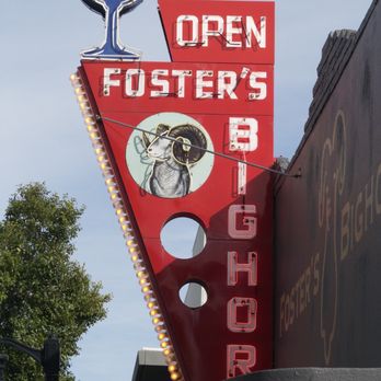 Foster's Bighorn - Outdoor sign - American Near Me - Rio Vista, California Foster's Bighorn - Outdoor sign - American Near Me - Rio Vista, California