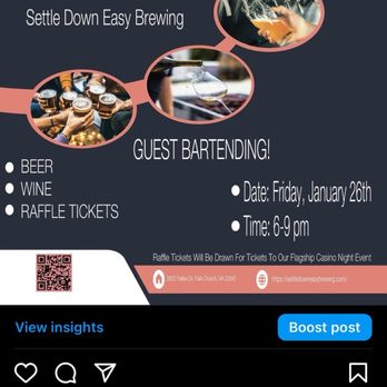 Settle Down Easy Brewing - Breweries Near Me - Falls Church, Virginia