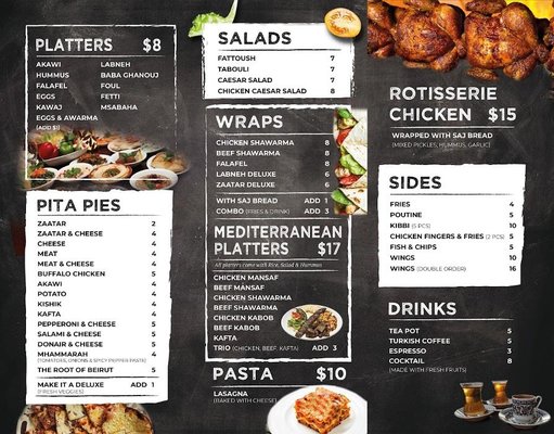 Menu photo 1 The Root Of Beirut Edmonton, AB Menu photo 1 The Root Of Beirut Edmonton, AB