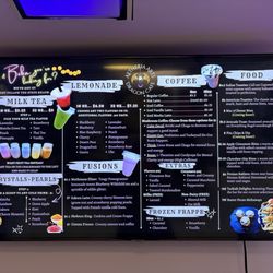 Aetheria Arts - Café menu