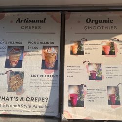 The Crepe Guy - Menu