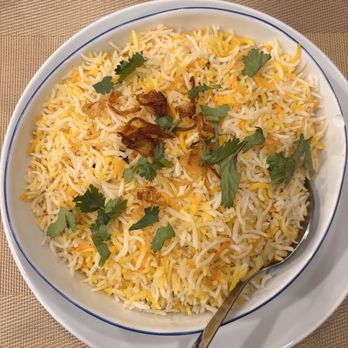 Palnadu Indian Cuisine - Chicken Biryani (a-lot of meat was under there!) - Indian Near Me - Cherry Hill, New Jersey Palnadu Indian Cuisine - Chicken Biryani (a-lot of meat was under there!) - Indian Near Me - Cherry Hill, New Jersey