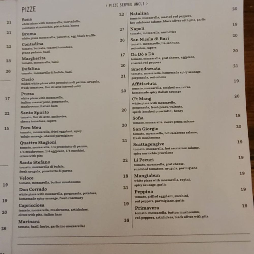 Terroni - Menu - Italian Near Me - Toronto, Ontario Terroni - Menu - Italian Near Me - Toronto, Ontario
