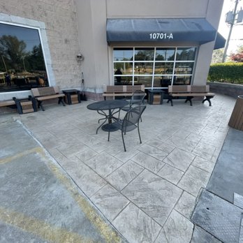 California Concrete - After. Stamped concrete patio area - Masonry/Concrete Near Me - Sterling, Virginia