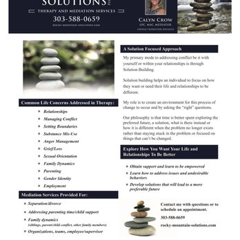 Rocky Mountain Solutions - Counseling & Mental Health Near Me