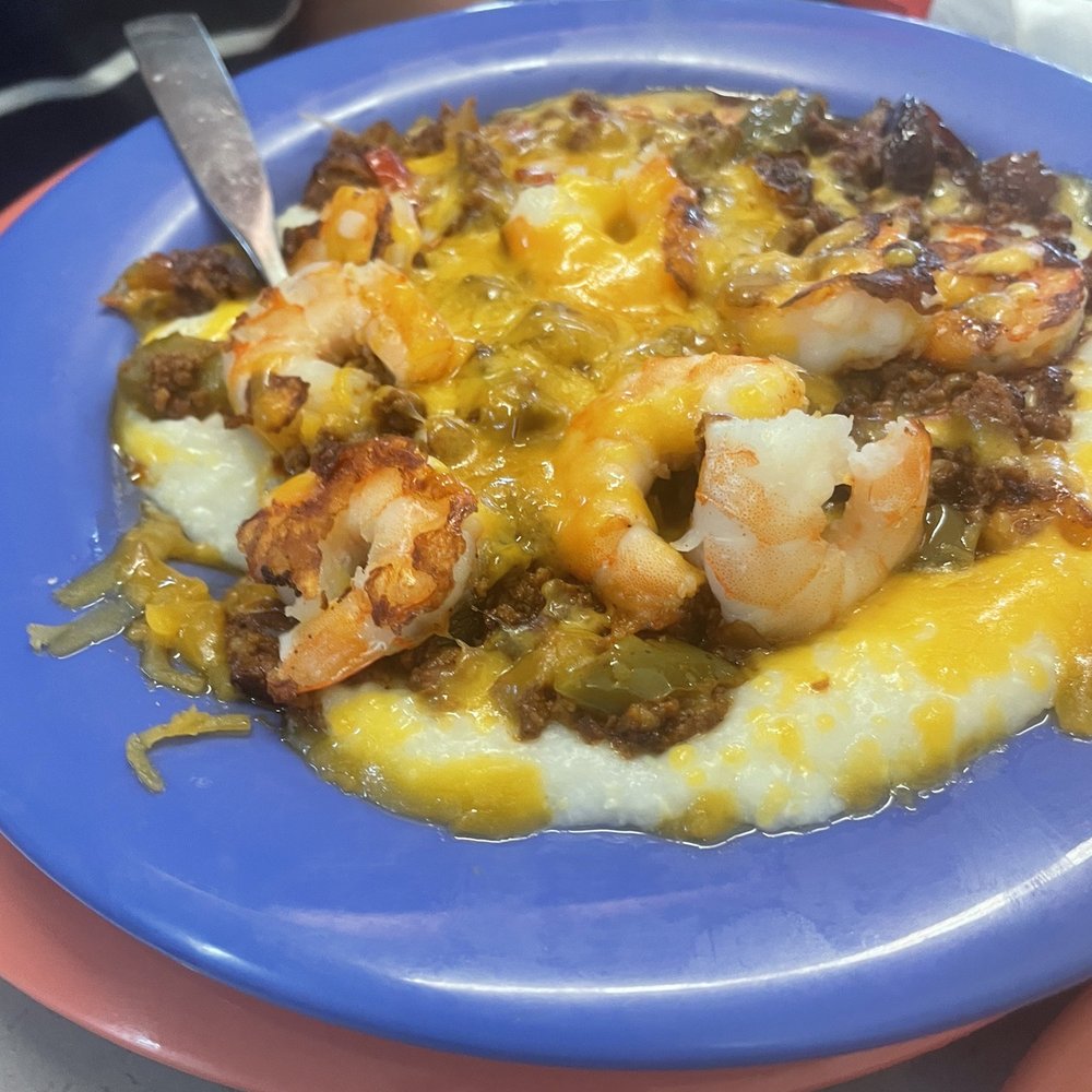 Toula's Trailside Cafe - Cajun Shrimp and grits - Breakfast & Brunch Near Me - Tarpon Springs, Florida Toula's Trailside Cafe - Cajun Shrimp and grits - Breakfast & Brunch Near Me - Tarpon Springs, Florida