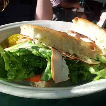 Cafe Borrone - Turkey sandwich on focaccia - Breakfast & Brunch Near Me - Menlo Park, California