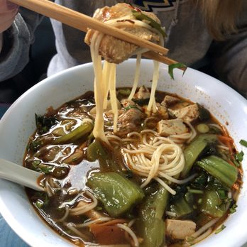 Lona's Lil Eats - Seasonal Noodle Bowl with chicken and tofu. Highly recommend. - Asian Fusion Near Me - St Louis, Missouri Lona's Lil Eats - Seasonal Noodle Bowl with chicken and tofu. Highly recommend. - Asian Fusion Near Me - St Louis, Missouri