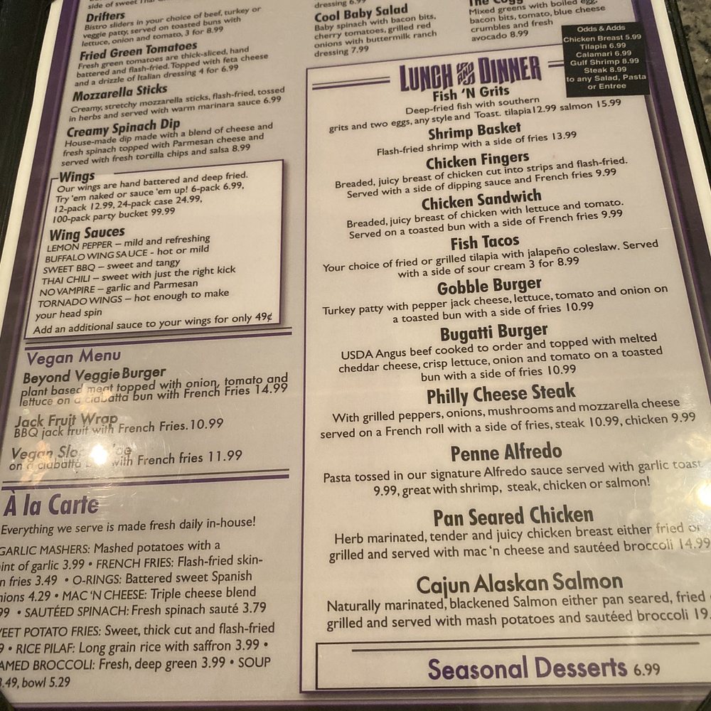 Auto Spa Bistro - Menu - New American Near Me - Atlanta, Georgia