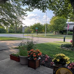 Earthworks Outdoor Care - Our view from the front porch. Jason does the lawn across the street as well ... you can tell.