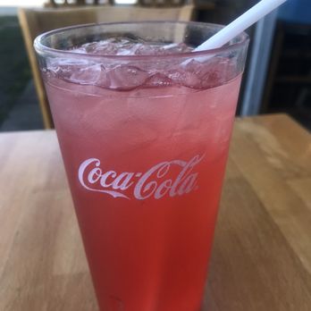 1800 Cafe - Strawberry Lemonade on the patio - American Near Me - Concord, California 1800 Cafe - Strawberry Lemonade on the patio - American Near Me - Concord, California