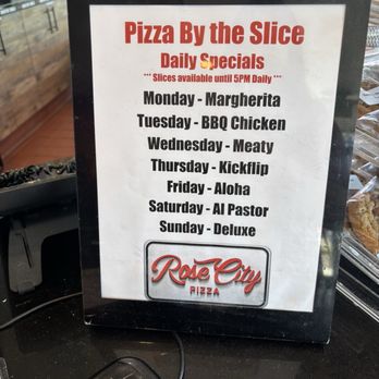 Rose City Pizza - menu, Slice Daily Special - Pizza Near Me - Covina, California Rose City Pizza - menu, Slice Daily Special - Pizza Near Me - Covina, California