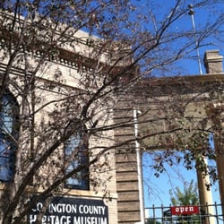 Codington County Historical Society - Crab apple trees adorn the path to Codington County Heritage Museum.