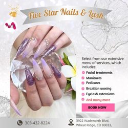 Five Star Nails & Lash - Nailsalon nailsalonnearme manicure 
pedicure 
nailart 
naildesign dippingpowder nailsoftheday gelnails 
nailstyle 
nailartist 
nail
